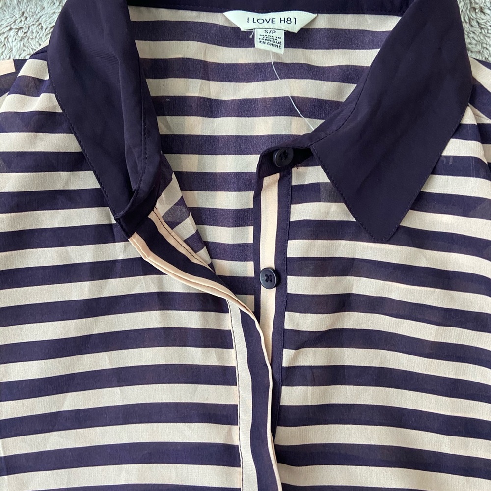 Striped button down shirt - Picture 4 of 4